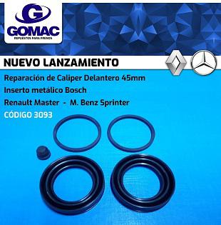 Reparación caliper DELANTERO M.BENZ SPRINTER -RENAUL MASTER 
